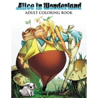 ALICE IN WONDERLAND ADULT COLORING BOOK - Scott Campbell &amp; Various