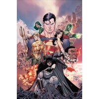 JUSTICE LEAGUE REBIRTH DLX COLL HC BOOK 01 - Bryan Hitch