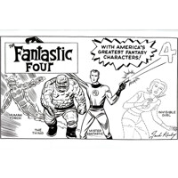 FANTASTIC FOUR #1 Jack Kirby Hidden Gem Sketch Variant Cover - Dan Slott