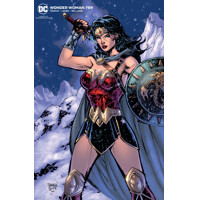 WONDER WOMAN #759 CARD STOCK JIM LEE VAR ED - Steve Orlando