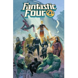 FANTASTIC FOUR BY DAN SLOTT OMNIBUS HC VOL 01 CVR A ESAD RIBIC - Dan Slott Gai...