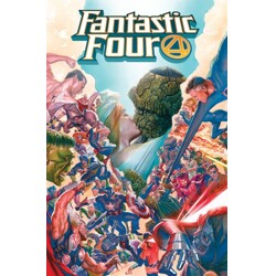 FANTASTIC FOUR BY DAN SLOTT OMNIBUS HC VOL 01 CVR B ALEX ROSS DIRECT MARKET EX...