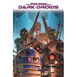 STAR WARS: DARK DROIDS OMNIBUS HC CVR B PETE WOODS DIRECT MARKET EXCLUSIVE COV...