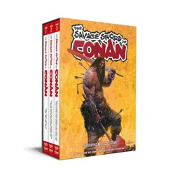 SAVAGE SWORD OF CONAN HC VOL 01-03 SLIPCASE SET DIRECT MARKET EDITION GERARDO ...