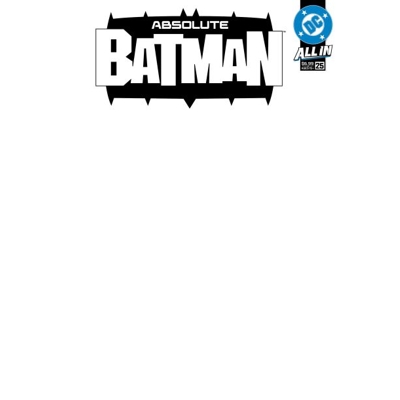 Absolute Batman #25 Cvr E Blank Card Stock Var