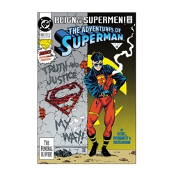 ADVENTURES OF SUPERMAN #501 FACSIMILE EDITION CVR A TOM GRUMMETT