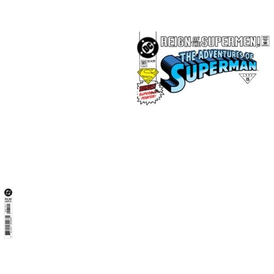 Adventures of Superman #501 Facsimile Edition Cvr B Blank Card Stock Var