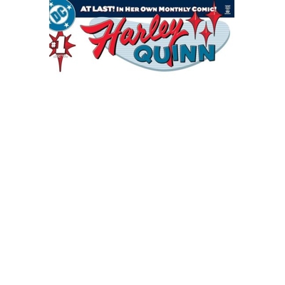 Harley Quinn #1 Facsimile Edition Cvr B Blank Card Stock Var