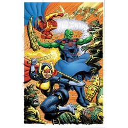 JUSTICE LEAGUE UNLIMITED #24 CVR E STEVE SKROCE CARD STOCK VAR