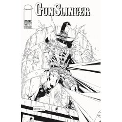 GUNSLINGER SPAWN #59 CVR B CARLO BARBERI B&W VAR