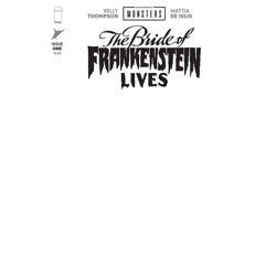 UNIVERSAL MONSTERS BRIDE OF FRANKENSTEIN LIVES #1 (OF 4) CVR I BLANK SKETCH VAR