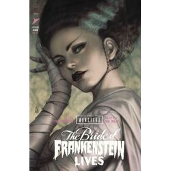 UNIVERSAL MONSTERS BRIDE OF FRANKENSTEIN LIVES #1 (OF 4) CVR J STANLEY ARTGERM LAU FOIL VAR