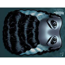 UNIVERSAL MONSTERS BRIDE OF FRANKENSTEIN LIVES #1 (OF 4) CVR K RYAN SOOK DIE CUT FOIL HAIRIANT VAR