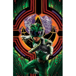 POWER RANGERS GREEN #3 CVR D TONY HARRIS FOIL VAR