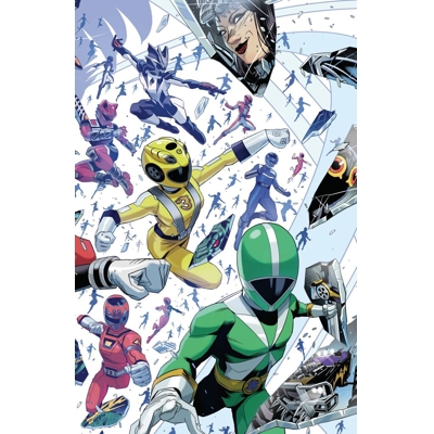 Power Rangers Unlimited #4 Cvr C Alessio Zonno Every Ranger Ever Card Stock Connecting Var