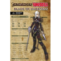 PATHFINDER VAMPIRELLA BLADE OF DARKNESS #1 CVR C WAYNE REYNOLDS CHARACTER SHEET VAR