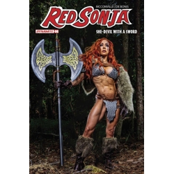 RED SONJA SHE DEVIL WITH A SWORD #6 CVR E COSPLAY VICTORIA RECCHIONE VAR