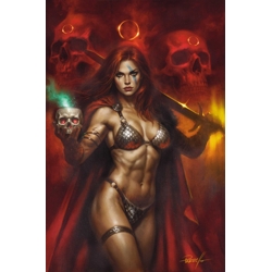 RED SONJA SHE DEVIL WITH A SWORD #6 CVR F LUCIO PARRILLO METAL PREMIUM VAR