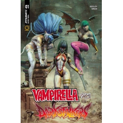 VAMPIRELLA VS DARKSTALKERS SPECIAL #1 (ONE SHOT) CVR D BJORN BARENDS VAR