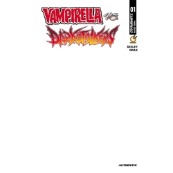 VAMPIRELLA VS DARKSTALKERS SPECIAL #1 (ONE SHOT) CVR F BLANK AUTHENTIX VAR