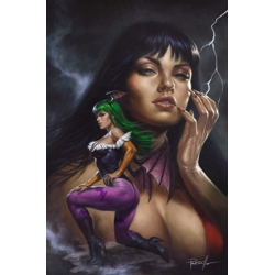 VAMPIRELLA VS DARKSTALKERS SPECIAL #1 (ONE SHOT) CVR H LUCIO PARRILLO LTD VIRGIN VAR