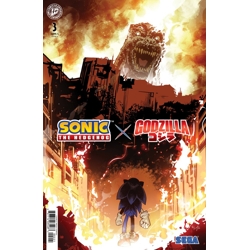 SONIC THE HEDGEHOG X GODZILLA #3 CVR B NIKOLA CIZMESIJA VAR