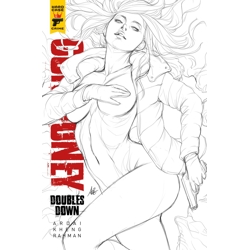 GUN HONEY DOUBLES DOWN #1 SDCC EXCLUSIVE ARTGERM CARDSTOCK INKS VAR (MR)