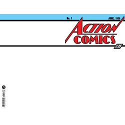 ACTION COMICS #1 FACSIMILE EDITION CVR B BLANK CARD STOCK VAR (2026)
