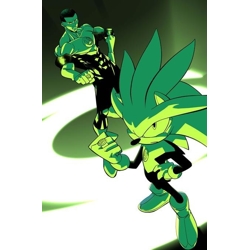 DC X SONIC THE HEDGEHOG METAL LEGION #4 (OF 5) CVR C DANIELE DI NICUOLO CARD STOCK VAR