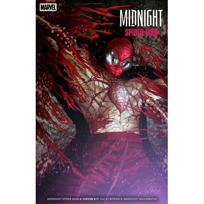 Midnight Spider-Man #2 Cvr B Lucas Werneck Midnight Bloodbath Var