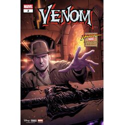VENOM #2 CVR C  IBAN COELLO INDIANA JONES MARVEL ARTIFACT VAR
