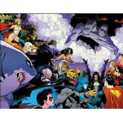 JUSTICE LEAGUE UNLIMITED #25 CVR A DAN MORA WRAPAROUND