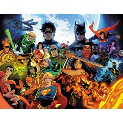 JUSTICE LEAGUE UNLIMITED #25 CVR I RAFAEL PEREZ WRAPAROUND CARD STOCK VAR