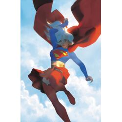 SUPERGIRL #19 CVR B MIGUEL MERCADO CARD STOCK VAR