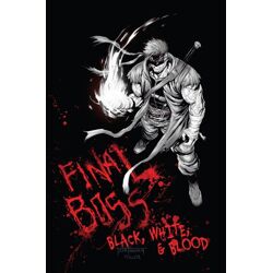 FINAL BOSS #1 BLACK WHITE AND BLOOD REPRINT CVR C TYLER KIRKHAM GRAFFITI VAR (MR)
