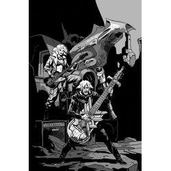 LOST FANTASY #14 CVR D EMMANUEL GERVASONI CARDSTOCK CONCERT B&W VAR