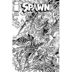 SPAWN #381 CVR B HARVEY TOLIBAO B&W VAR
