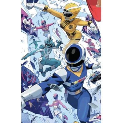 Power Rangers Unlimited #5 Cvr C Alessio Zonno Every Ranger Ever Card Stock Connecting Var