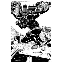 ZORRO'S LEGACY #4 CVR D AARON LOPRESTI B&W VAR