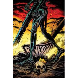 ARCHIE VS THE TERMINATOR #2 CVR E FRANCESCO FRANCAVILLA METAL PREMIUM VAR