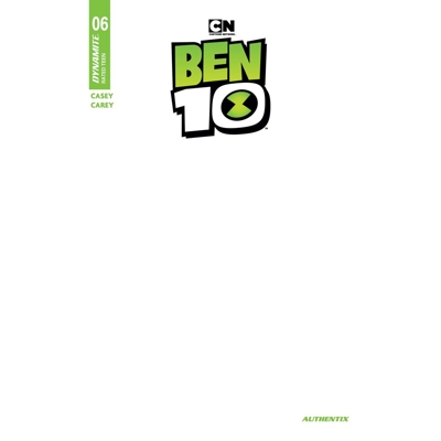 BEN 10 #6 CVR F BLANK AUTHENTIX VAR