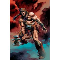 FIRE AND ICE DARKWOLF #5 CVR F DAN PANOSIAN METAL PREMIUM VAR