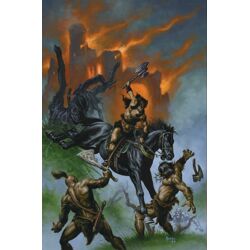 FIRE AND ICE DARKWOLF #5 CVR G JOE JUSKO LTD VIRGIN VAR