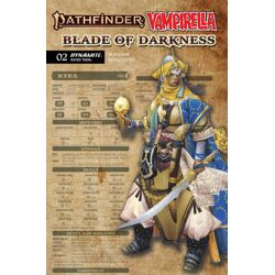 PATHFINDER VAMPIRELLA BLADE OF DARKNESS #2 CVR C WAYNE REYNOLDS CHARACTER SHEET VAR