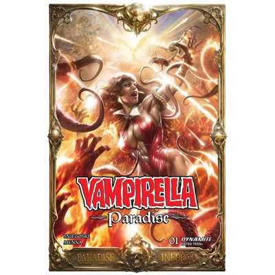 VAMPIRELLA PARADISE #1 CVR E FRANCESCO MATTINA FOIL VAR