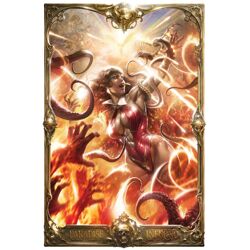 VAMPIRELLA PARADISE #1 CVR H FRANCESCO MATTINA METAL PREMIUM VAR
