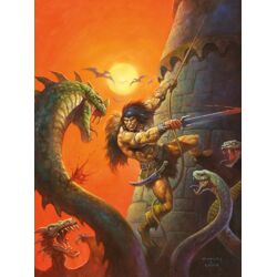 SAVAGE SWORD OF CONAN #17 CVR C ALEX HORLEY VIRGIN CARDSTOCK VAR (MR)