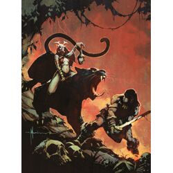 SAVAGE SWORD OF CONAN #17 CVR D NICK MARINKOVICH VIRGIN CARDSTOCK VAR (MR)