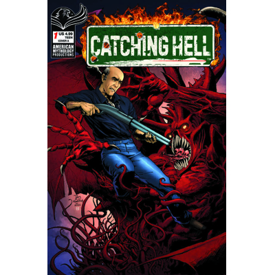 CATCHING HELL FEAT REGGIE BANNISTER #1 ROY ALLAN MARTINEZ SIGNED BY SA CHECK & JAMES KUHORIC VAR