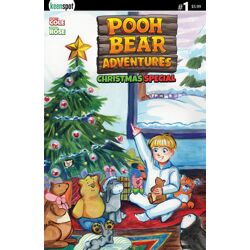 POOH BEAR ADVENTURES CHRISTMAS SPECIAL #1 (ONE-SHOT) CVR A TESSA ROSE OPENING PRESENTS